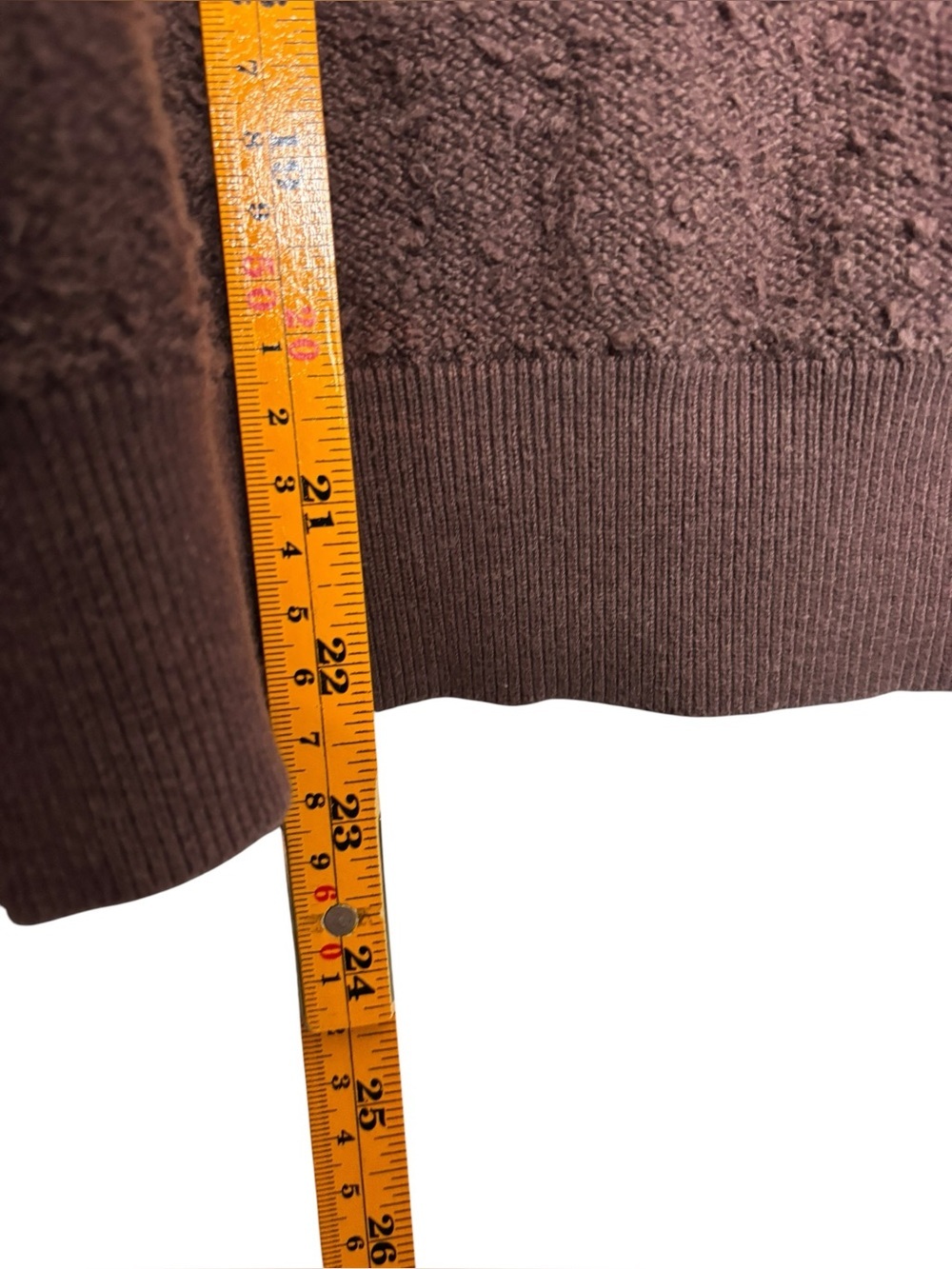 Free People Found My Friend Oversized Boucle-knit Sweater Size XS Brown - Picture 10 of 11